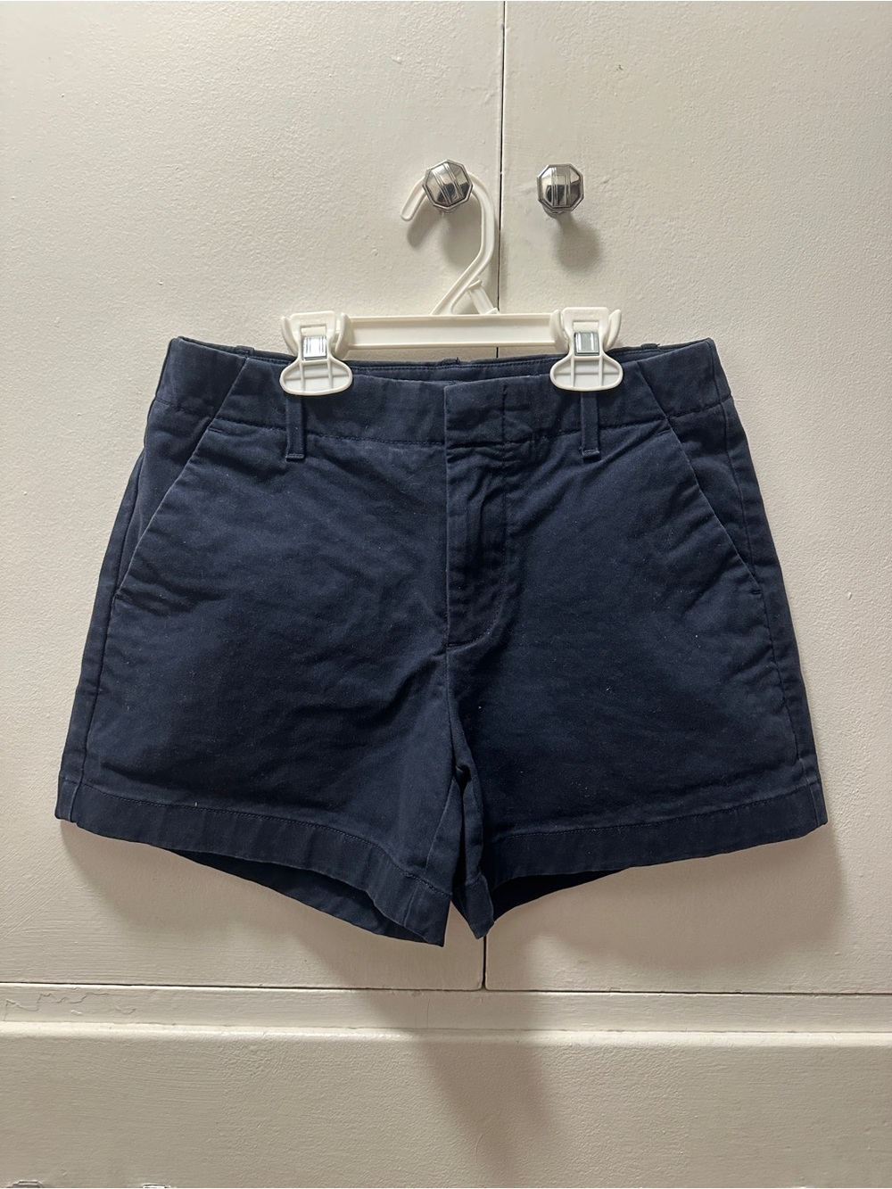 Banana Republic authentic chino shorts - navy blue - 00 petite